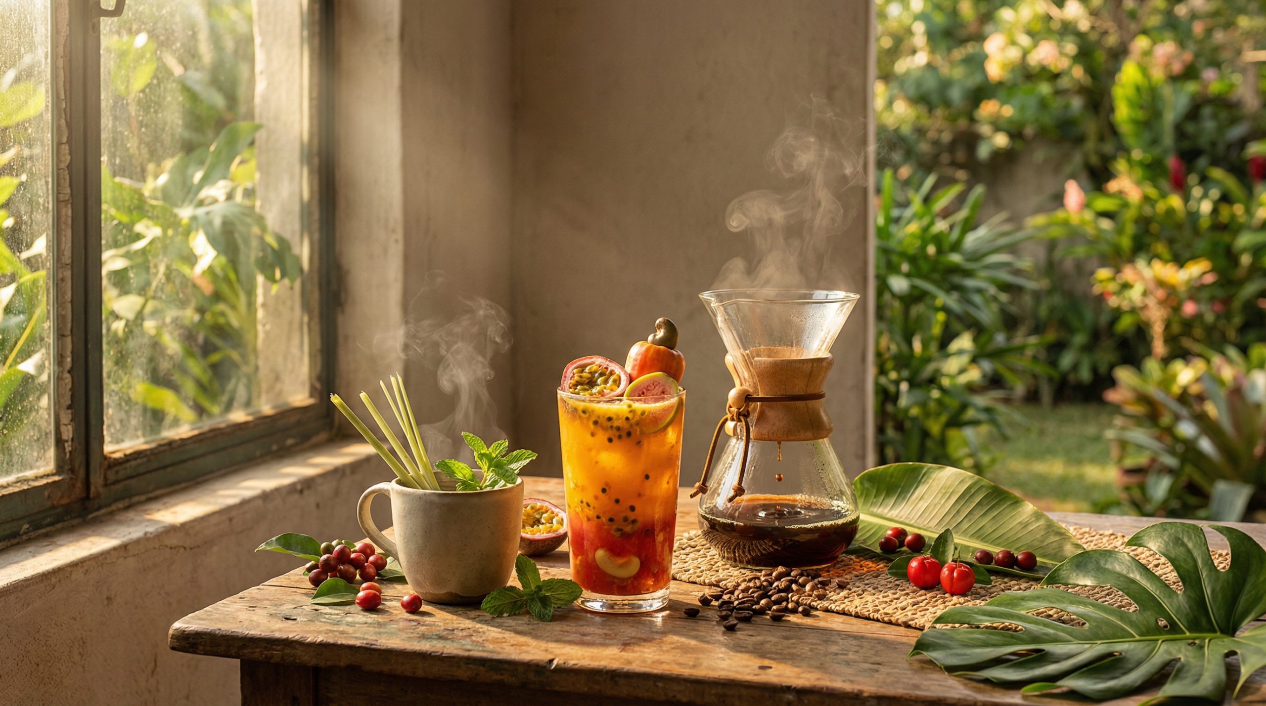 Do Quintal ao Copo: Crie Bebidas e Infusões Autênticas