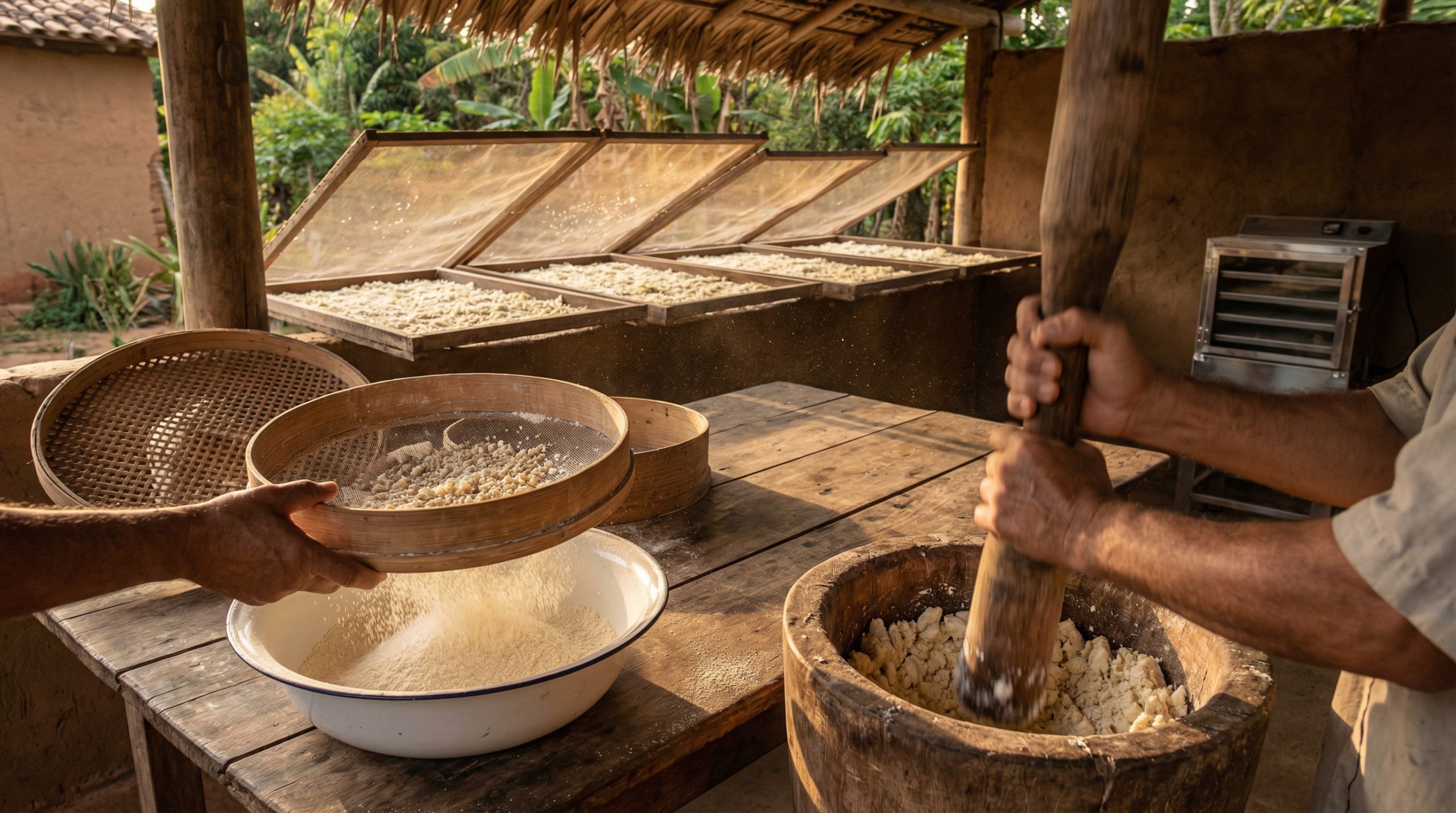 Cozinha Raiz Simplificada: Mandioca, Pilão e Panela de Barro - 2