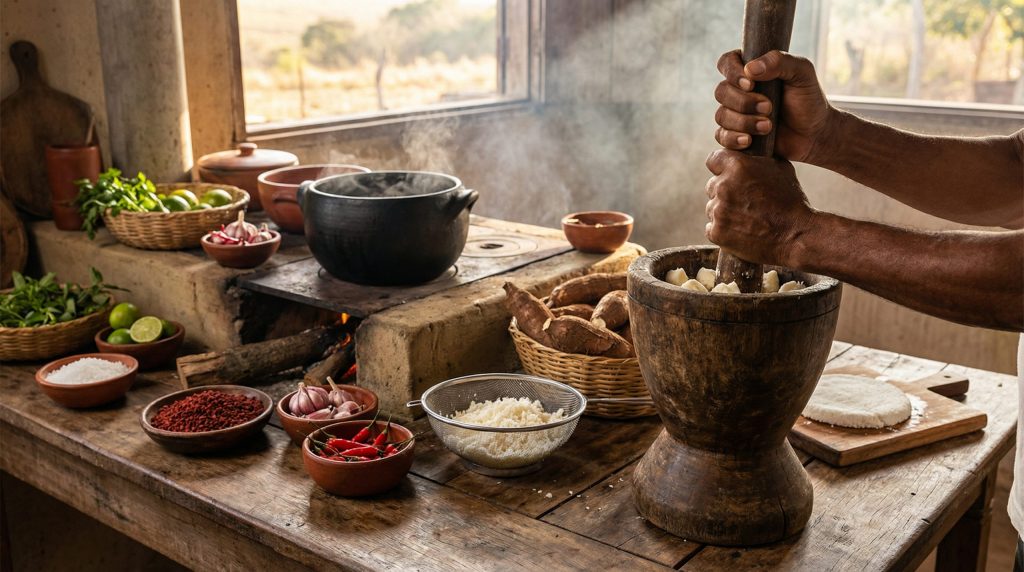 Pilão e Panela de Barro: Técnicas Essenciais da Cozinha