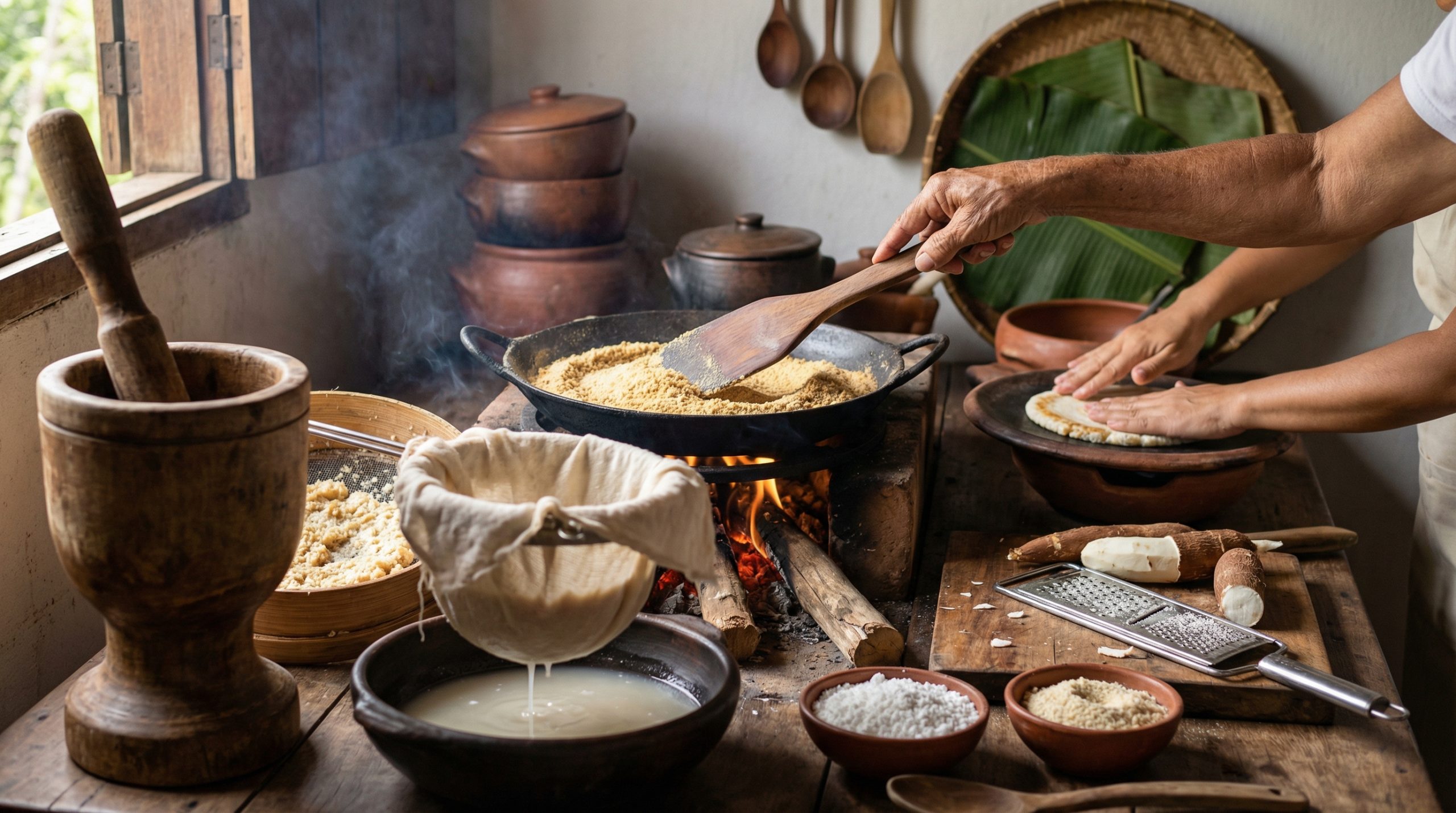 Saberes da Cozinha Brasileira: Mandioca, Barro e Pilão