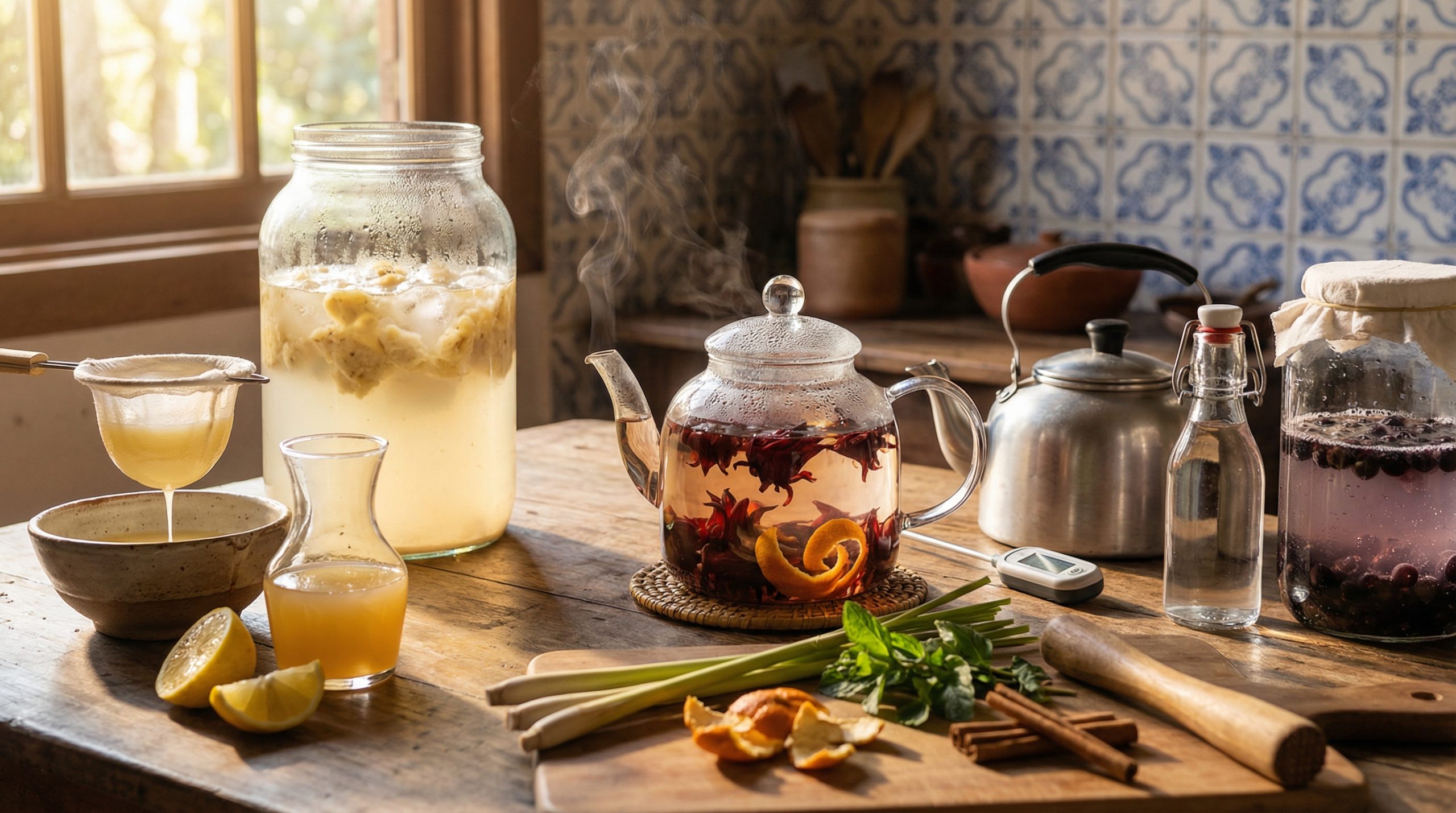 Sabores Nativos: Infusões e Bebidas Tradicionais Brasileiras