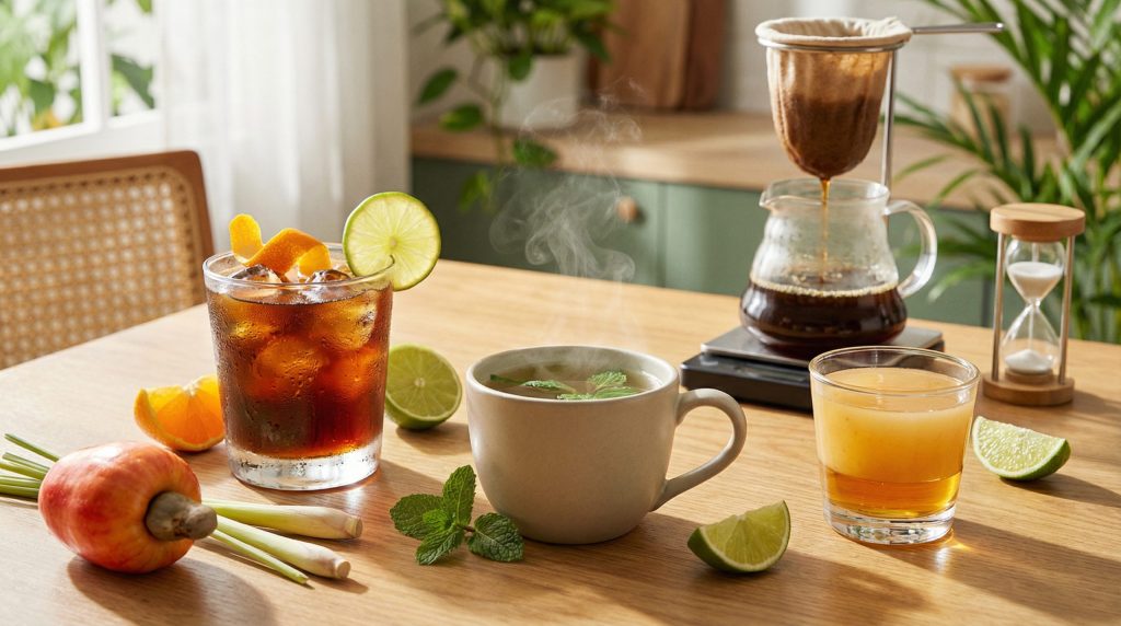 Copo: Infusões brasileiras simplificadas para todas as estações