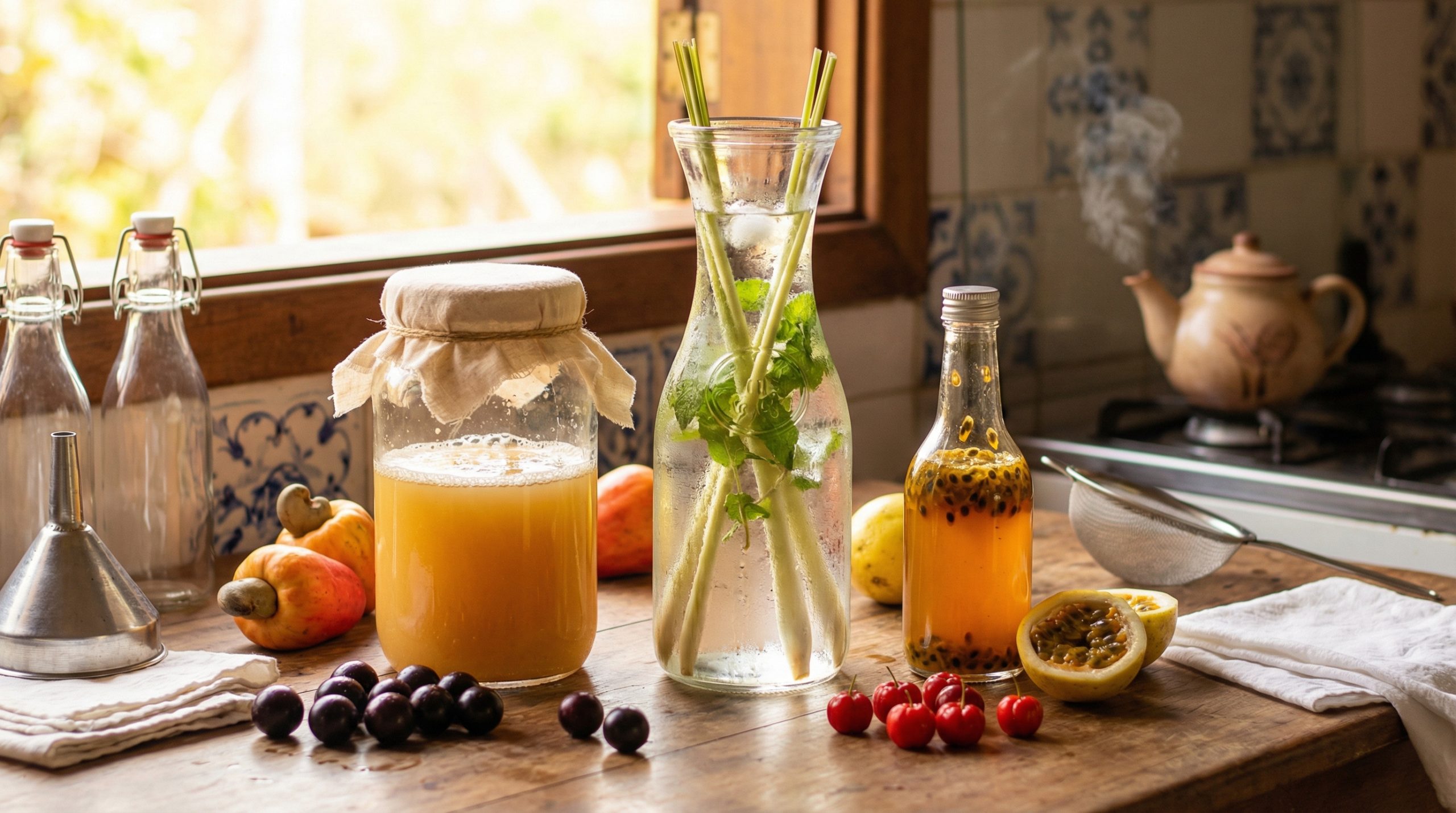 Alquimia das Bebidas Brasileiras: infusões, sucos e fermentados