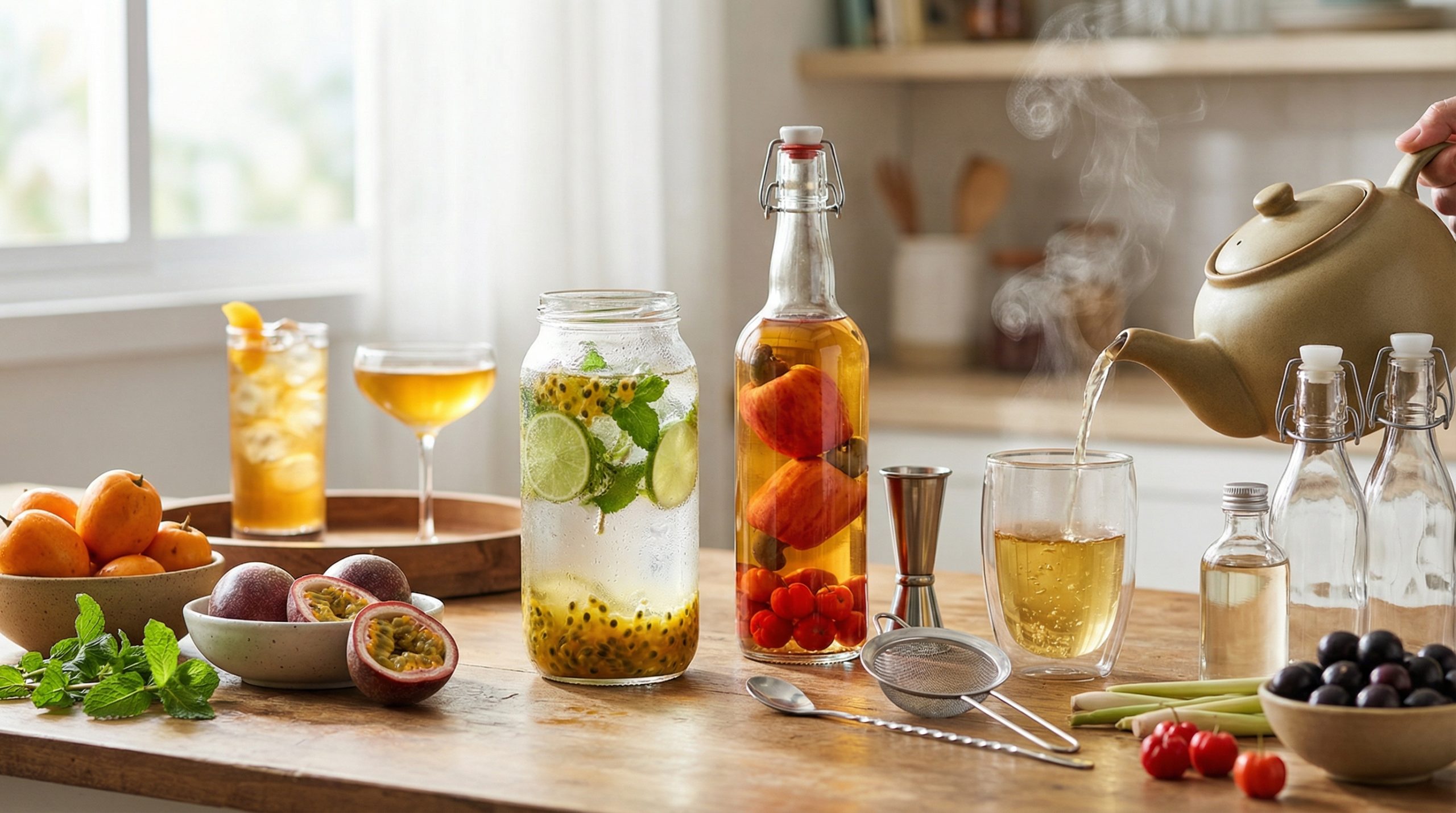 Infusões Brasileiras: Essência, Técnicas e Sabores