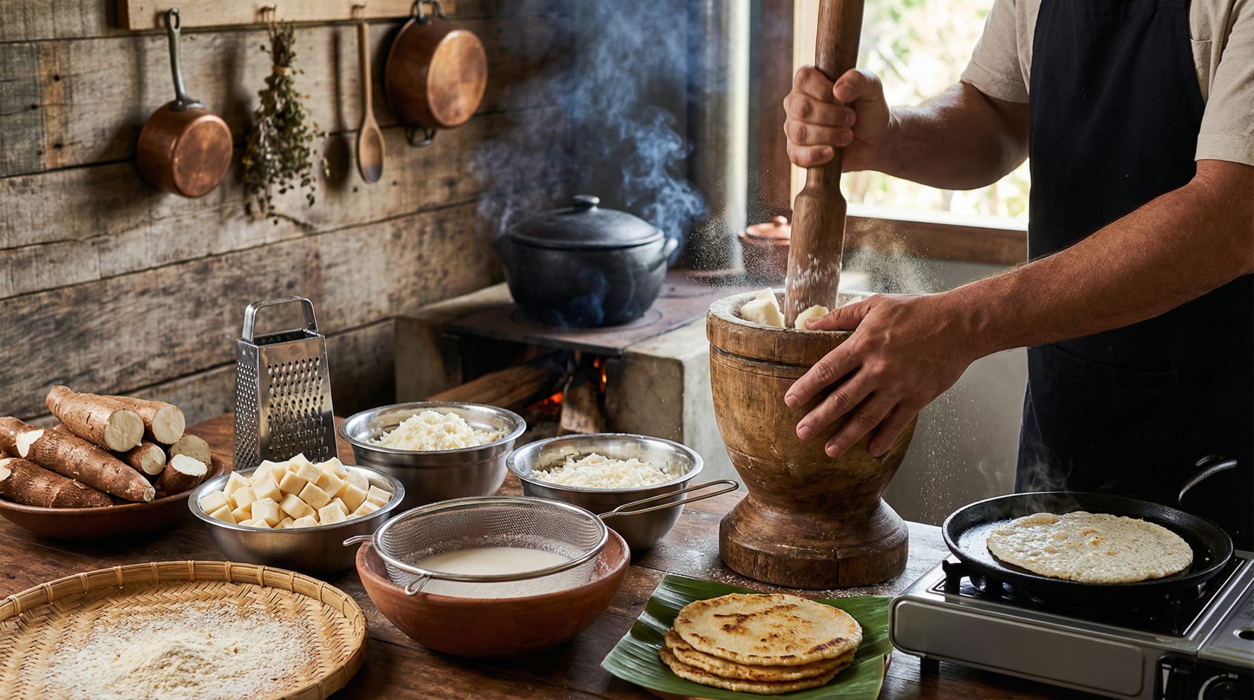 Alquimia da Mandioca: O Essencial das Técnicas Tradicionais